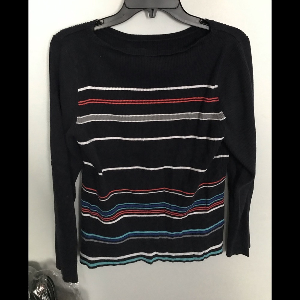 Black stripped sweater